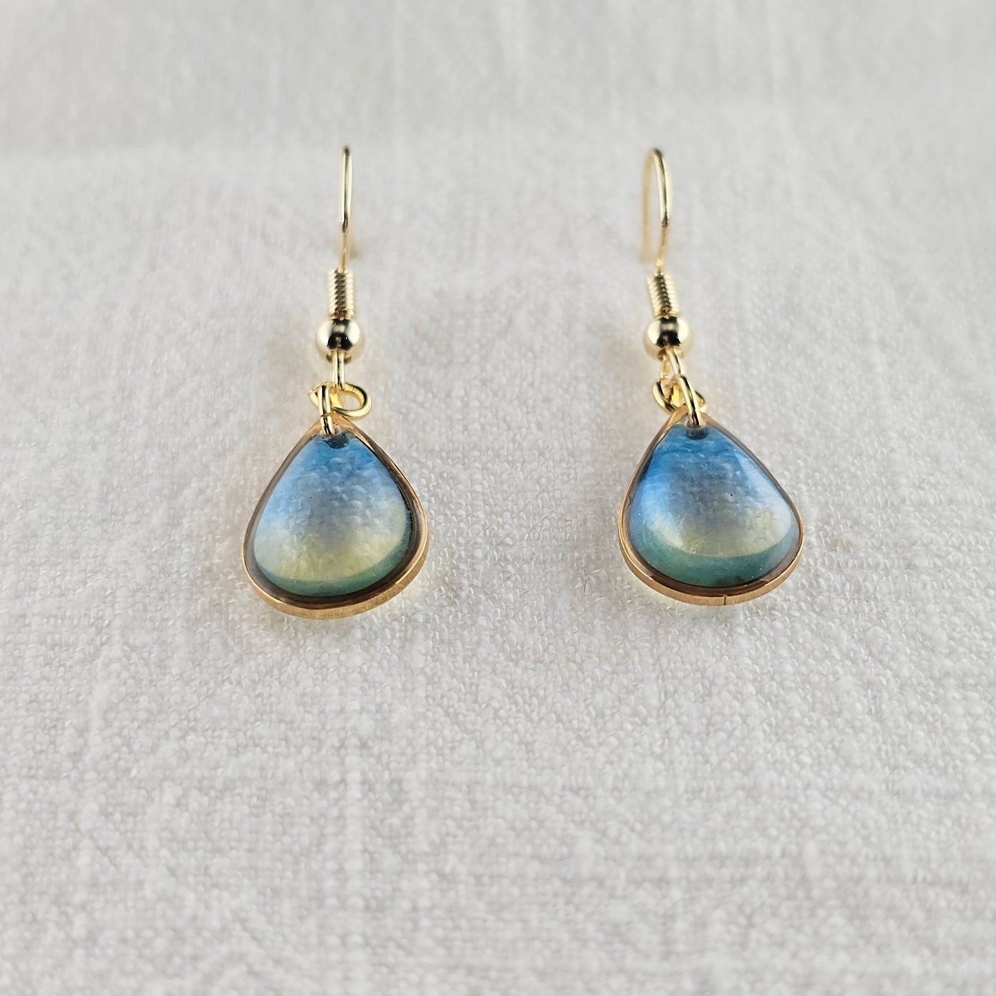 Handmade jewelry Singapore 925 sterling silver resin 14k gold plated