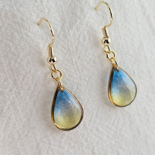 Handmade jewelry Singapore 925 sterling silver resin 14k gold plated