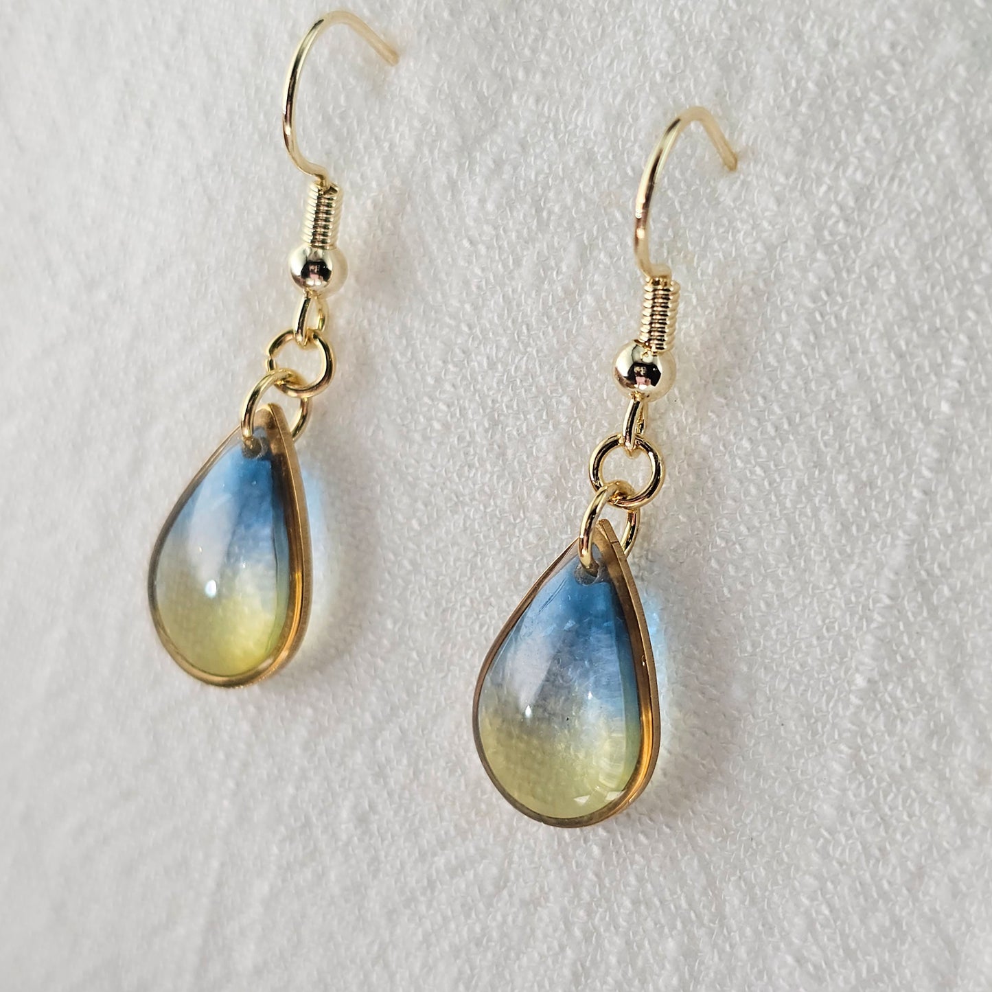Handmade jewelry Singapore 925 sterling silver resin 14k gold plated