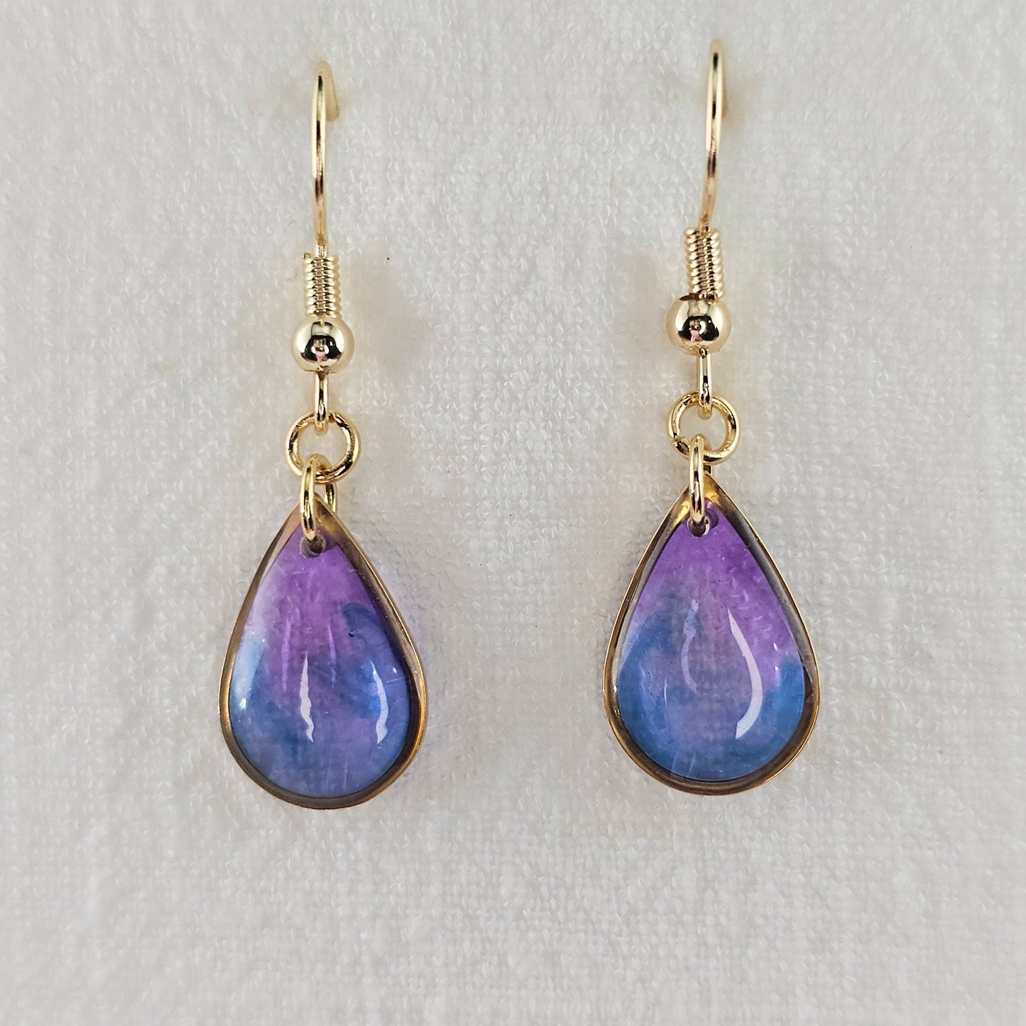 Handmade jewelry Singapore 925 sterling silver resin 14k gold plated