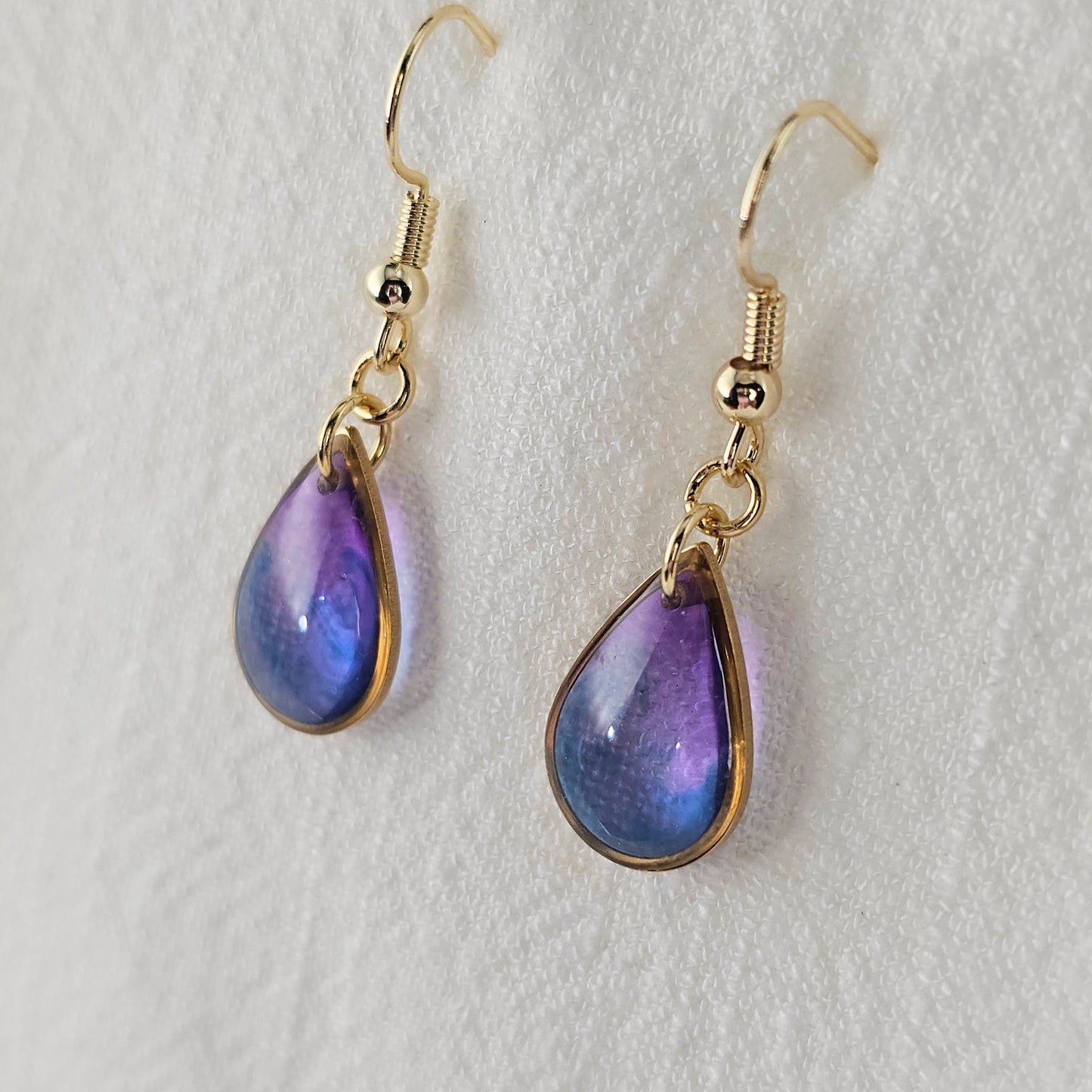 Handmade jewelry Singapore 925 sterling silver resin 14k gold plated