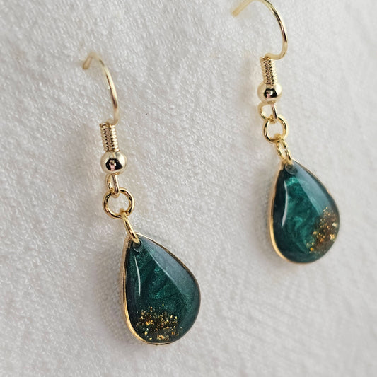 Handmade jewelry Singapore 925 sterling silver resin 14k gold plated