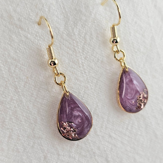 Handmade jewelry Singapore 925 sterling silver resin 14k gold plated