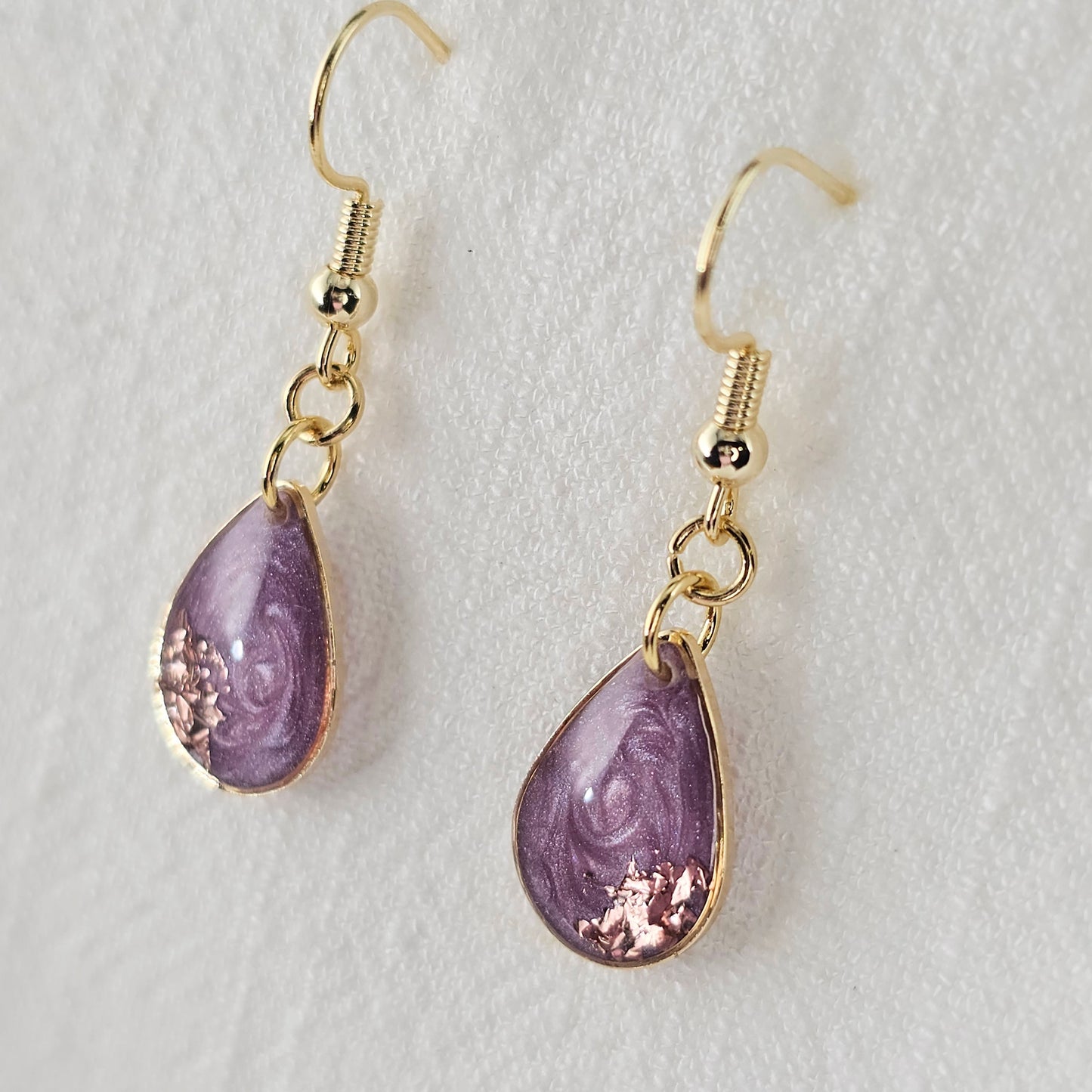 Handmade jewelry Singapore 925 sterling silver resin 14k gold plated