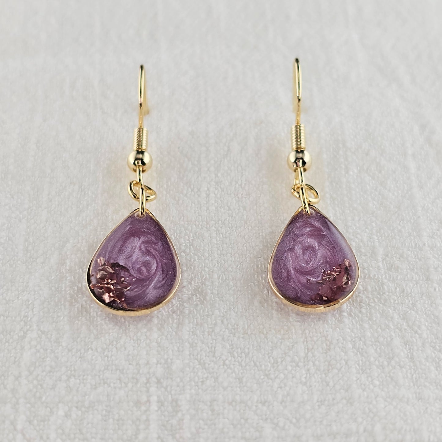 Handmade jewelry Singapore 925 sterling silver resin 14k gold plated