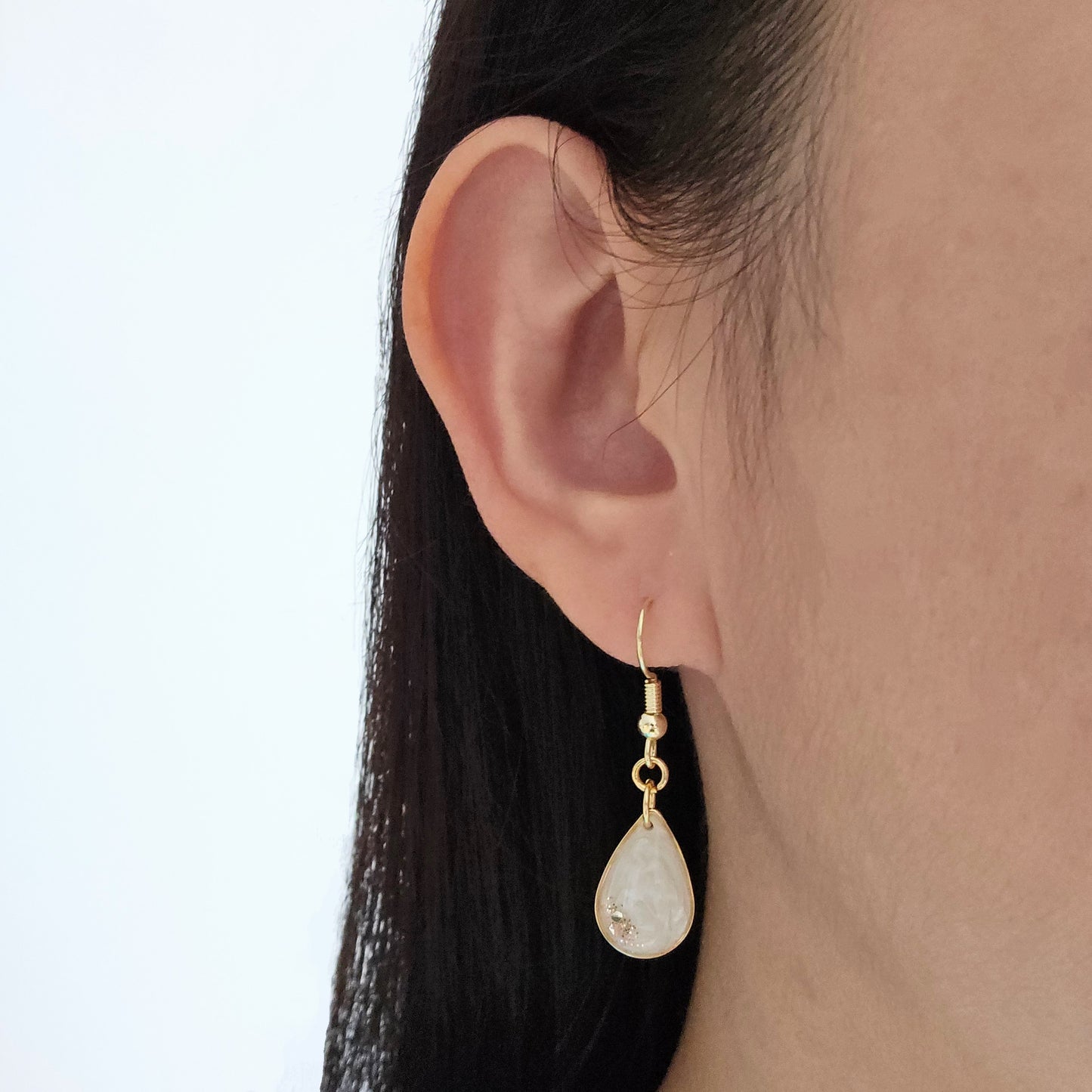 Handmade jewelry Singapore 925 sterling silver resin 14k gold plated