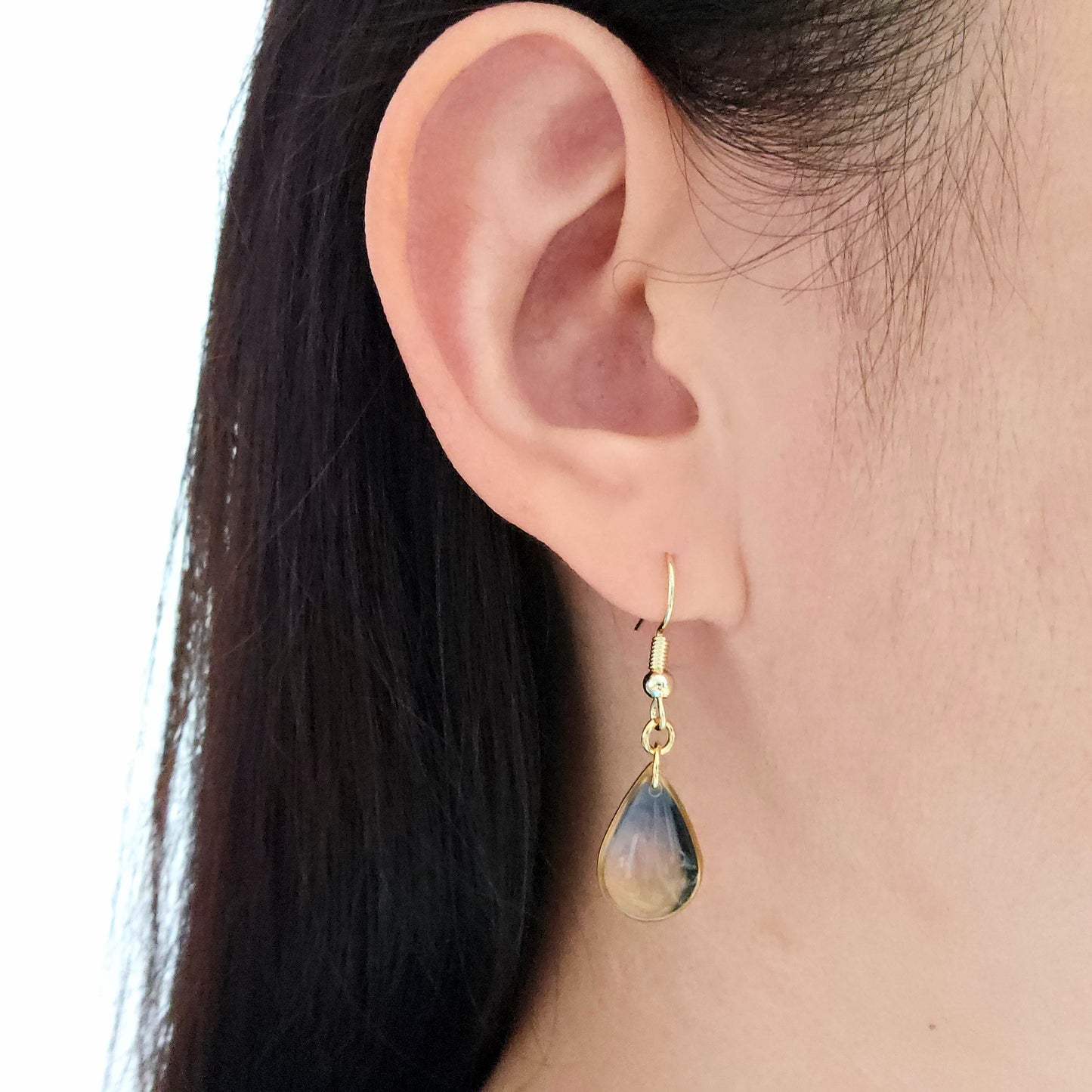 Handmade jewelry Singapore 925 sterling silver resin 14k gold plated