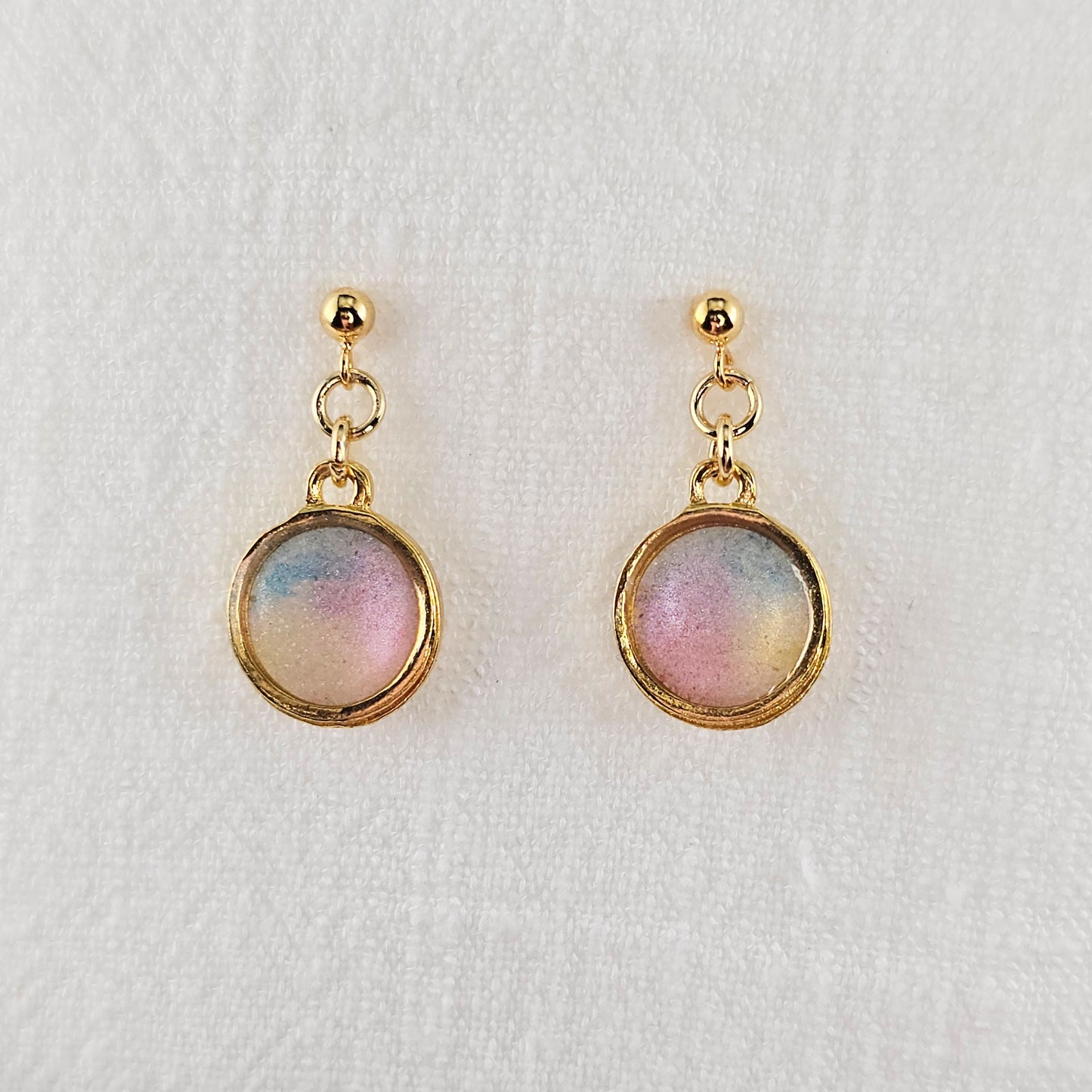 Handmade jewelry Singapore 925 sterling silver resin 14k gold plated