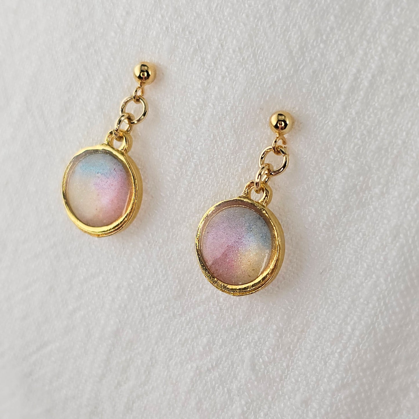 Handmade jewelry Singapore 925 sterling silver resin 14k gold plated