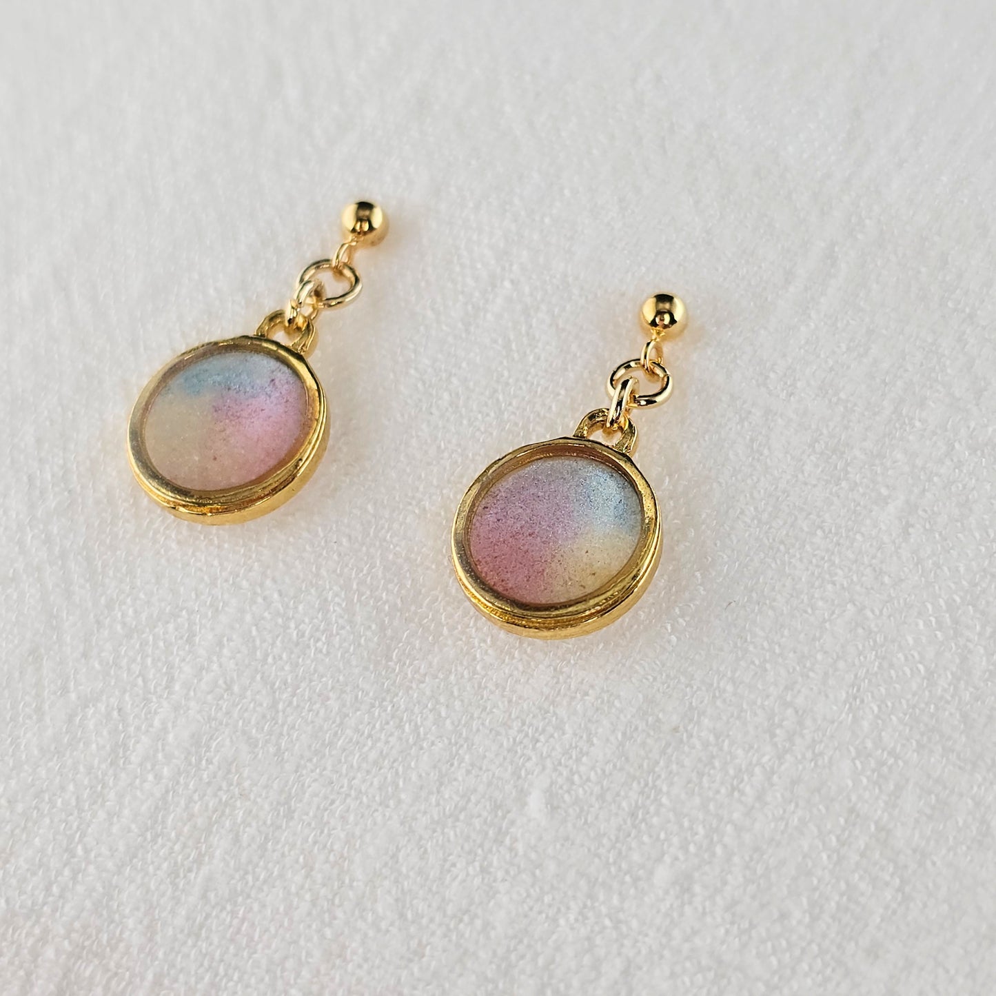 Handmade jewelry Singapore 925 sterling silver resin 14k gold plated