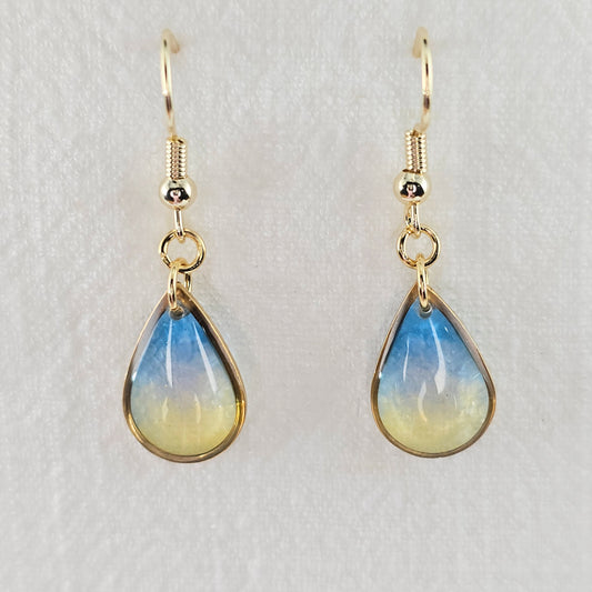 Handmade jewelry Singapore 925 sterling silver resin 14k gold plated