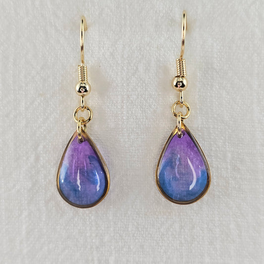 Handmade jewelry Singapore 925 sterling silver resin 14k gold plated
