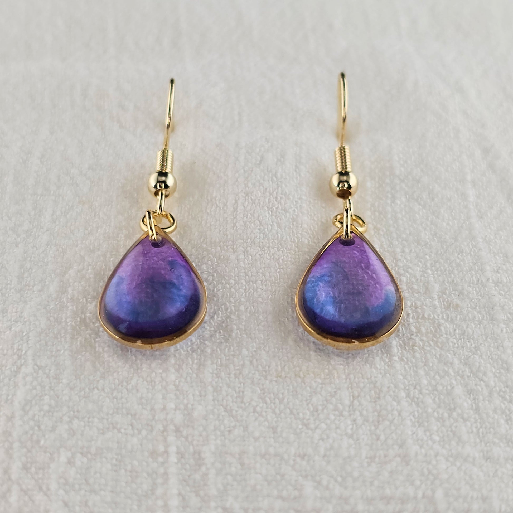 Handmade jewelry Singapore 925 sterling silver resin 14k gold plated