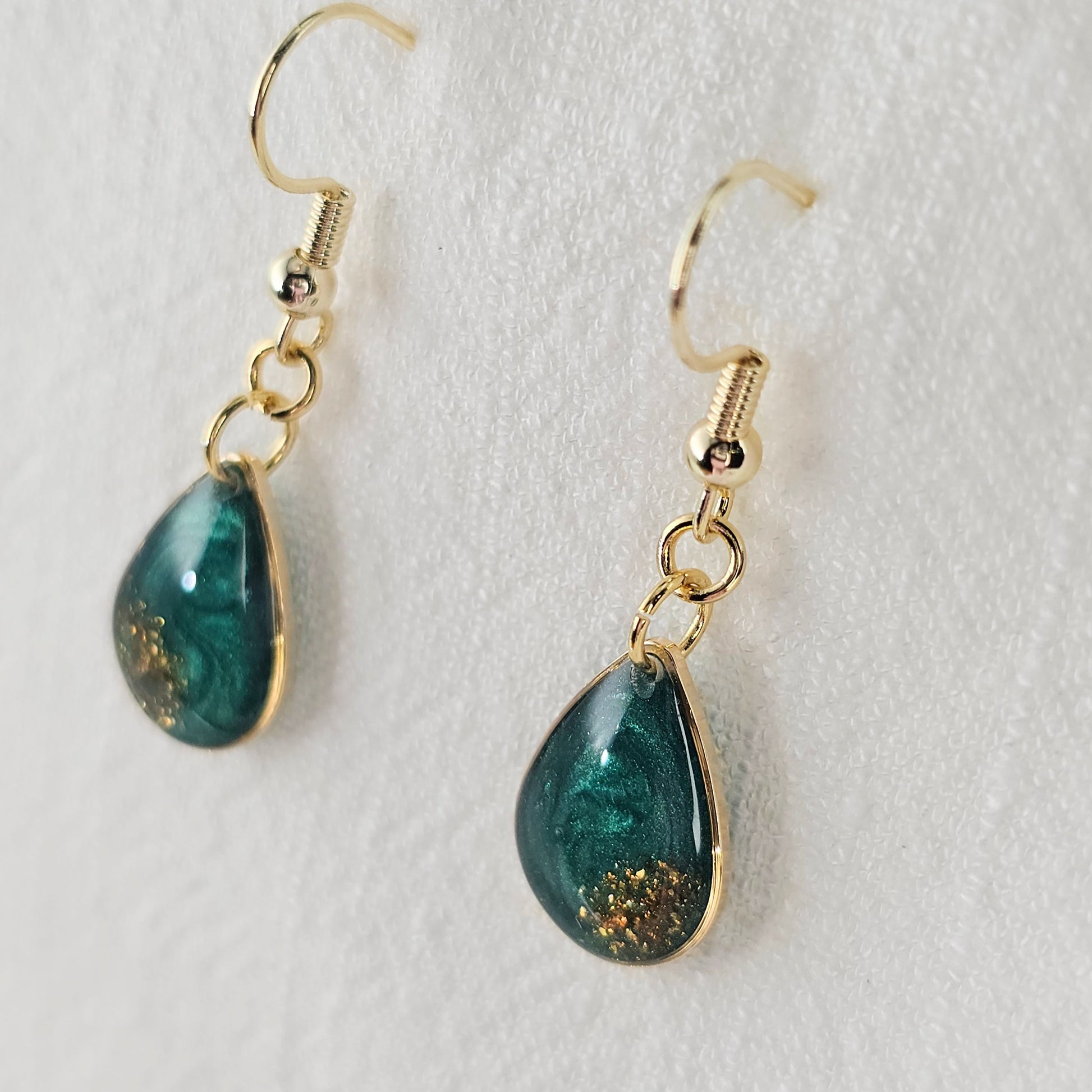 Handmade jewelry Singapore 925 sterling silver resin 14k gold plated