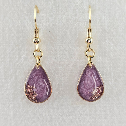 Handmade jewelry Singapore 925 sterling silver resin 14k gold plated
