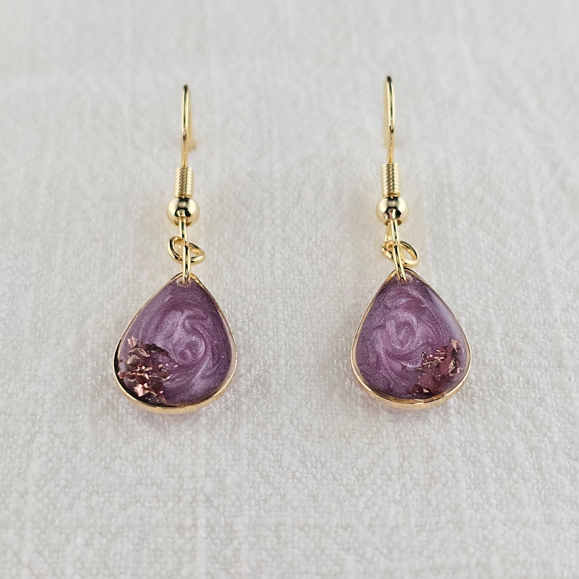 Handmade jewelry Singapore 925 sterling silver resin 14k gold plated
