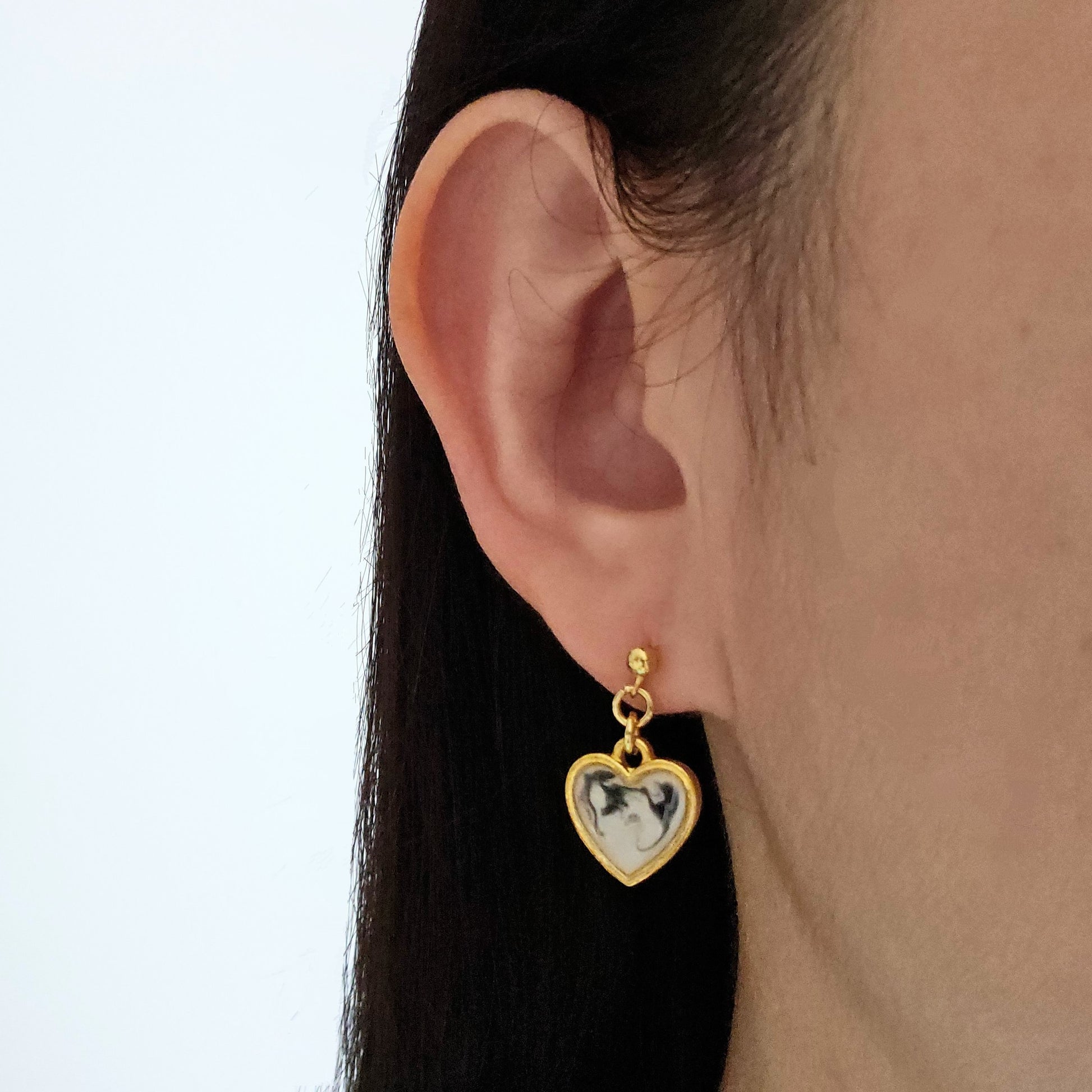 Handmade jewelry Singapore 925 sterling silver resin 14k gold plated