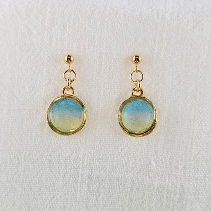 Handmade jewelry Singapore 925 sterling silver resin 14k gold plated