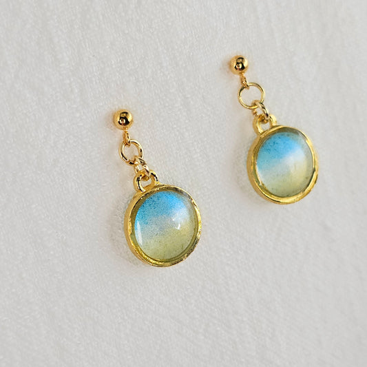Handmade jewelry Singapore 925 sterling silver resin 14k gold plated