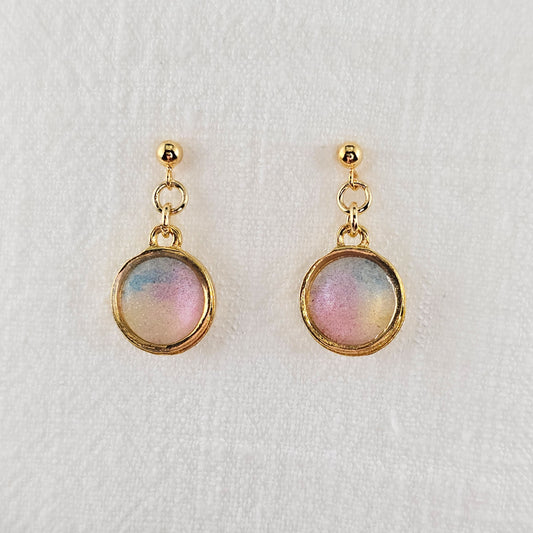 Handmade jewelry Singapore 925 sterling silver resin 14k gold plated