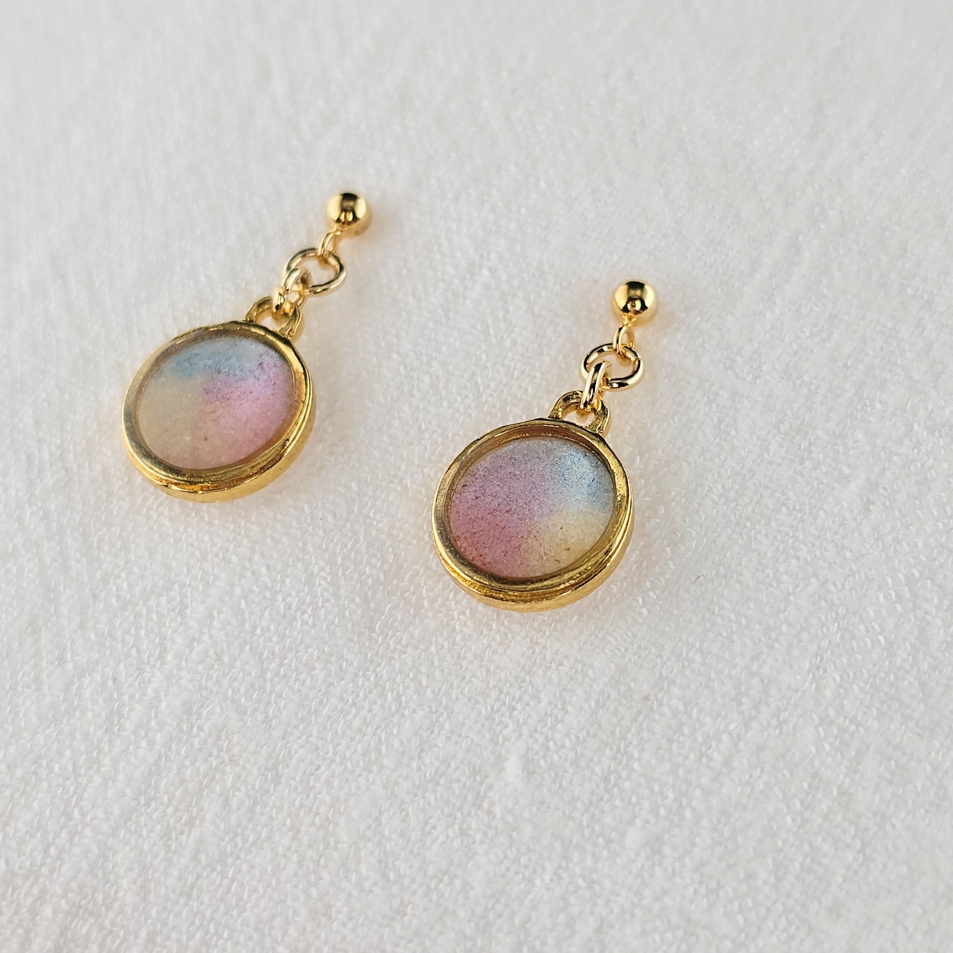 Handmade jewelry Singapore 925 sterling silver resin 14k gold plated